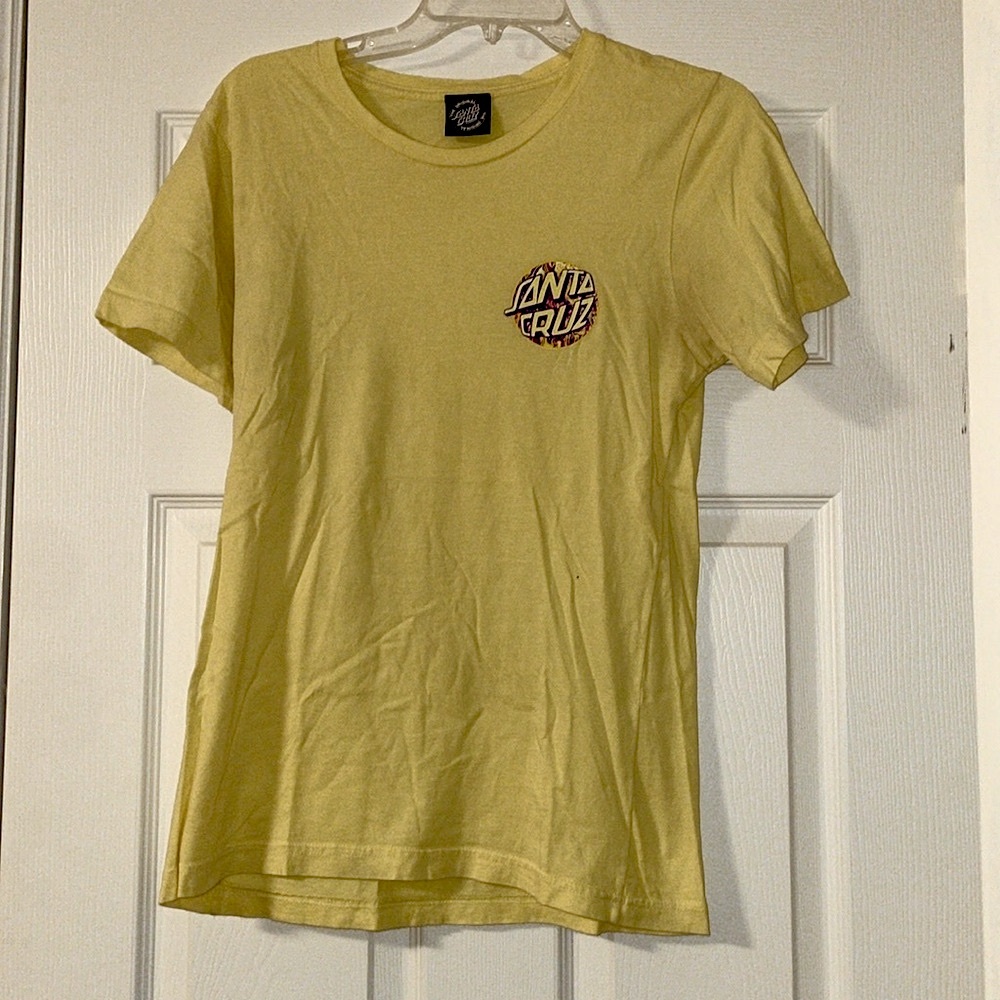 Santa Cruz yellow tshirt
